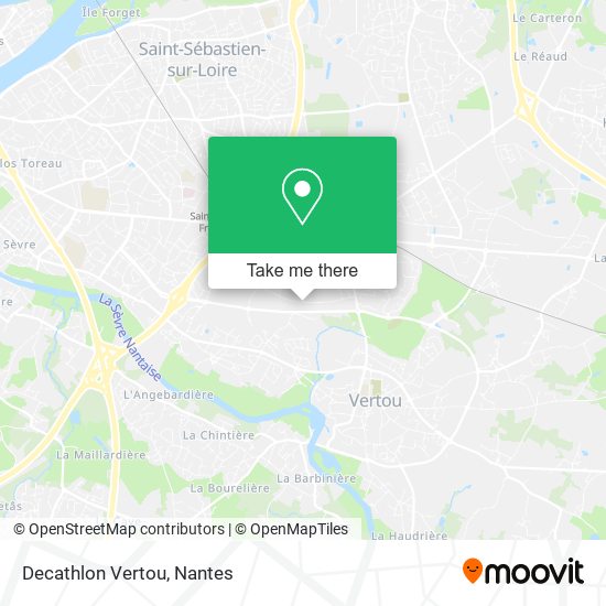 Decathlon Vertou map