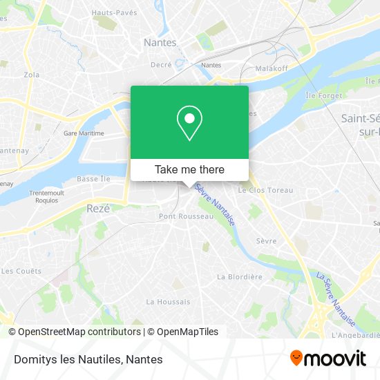 Domitys les Nautiles map