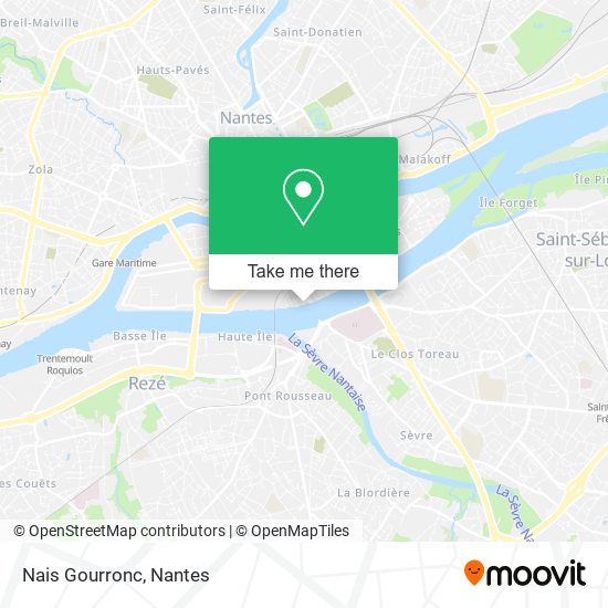 Nais Gourronc map
