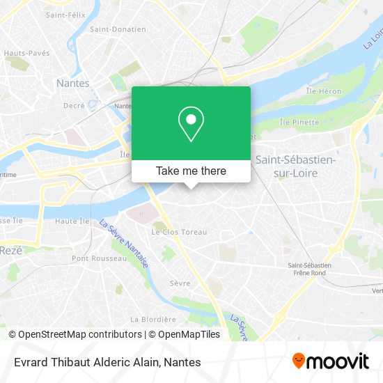 Evrard Thibaut Alderic Alain map