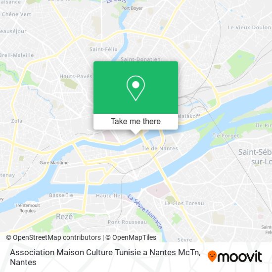 Mapa Association Maison Culture Tunisie a Nantes McTn