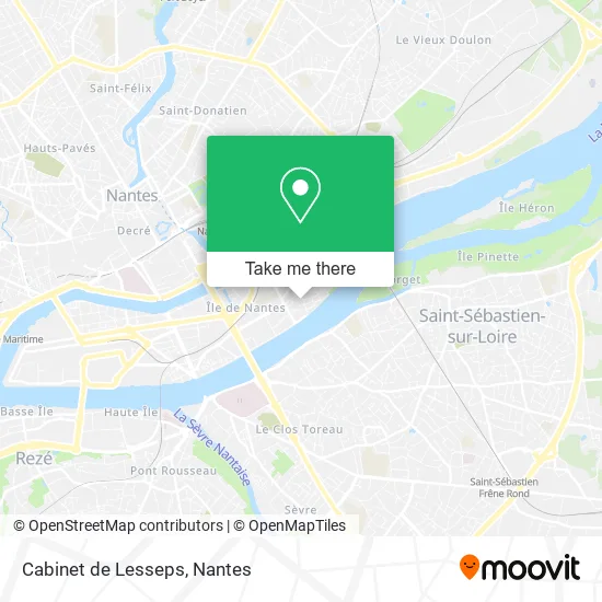 Mapa Cabinet de Lesseps