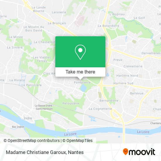 Mapa Madame Christiane Garoux