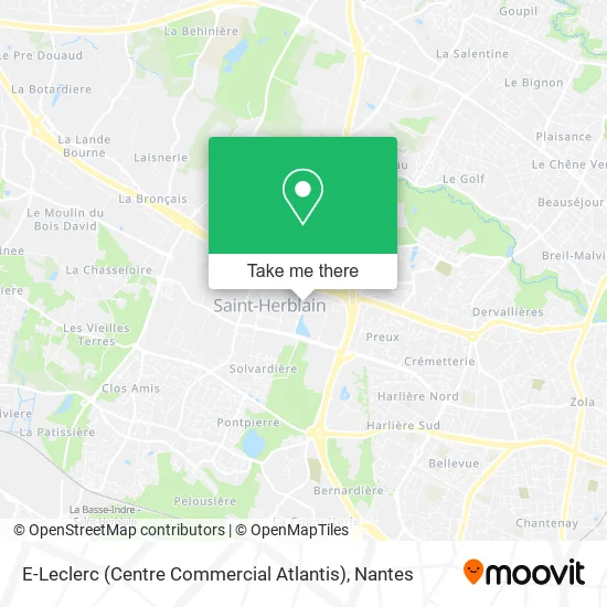 E-Leclerc (Centre Commercial Atlantis) map