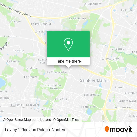 Mapa Lay by 1 Rue Jan Palach