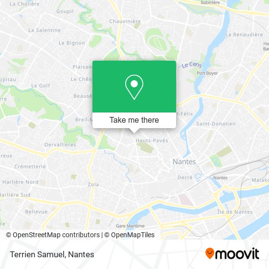 Terrien Samuel map
