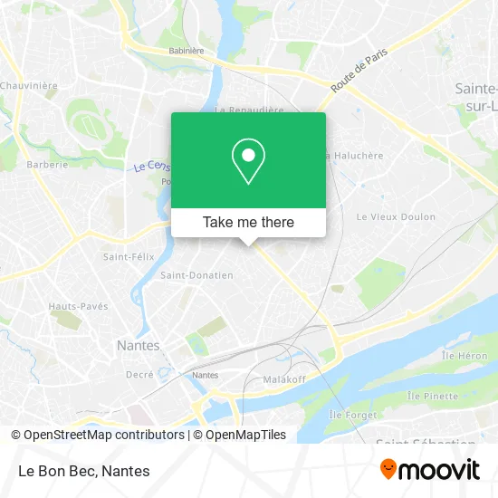 Le Bon Bec map