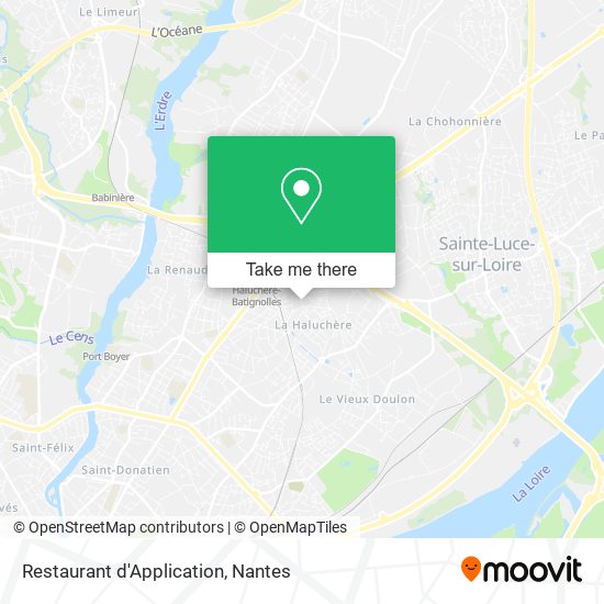 Restaurant d'Application map