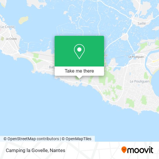 Camping la Govelle map