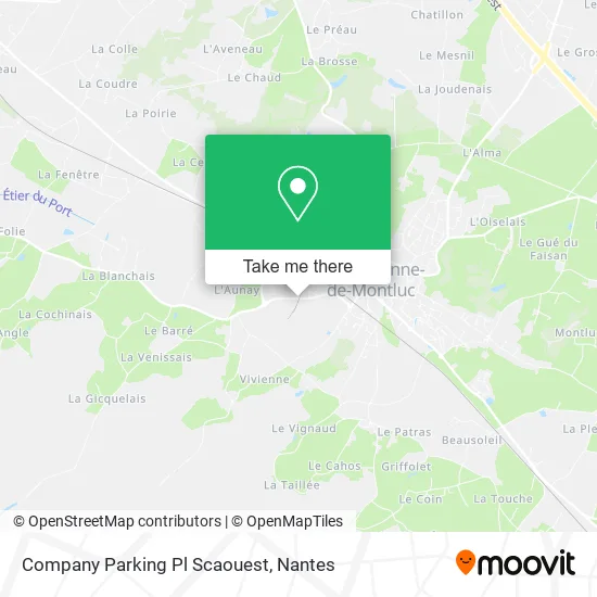 Company Parking Pl Scaouest map