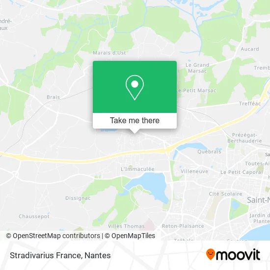 Stradivarius France map