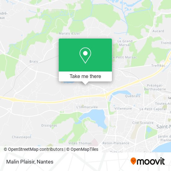 Malin Plaisir map