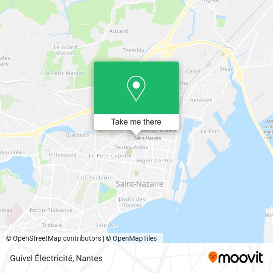Guivel Électricité map