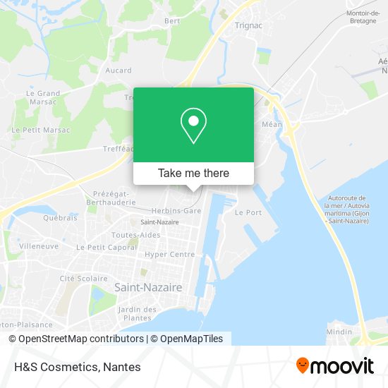 H&S Cosmetics map