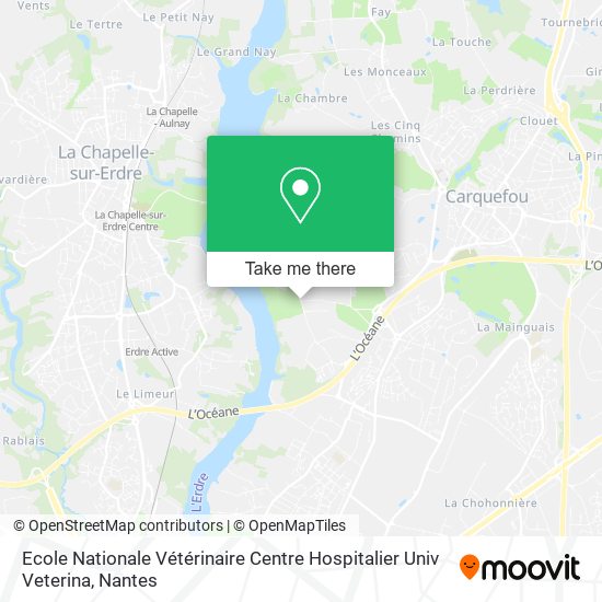 Ecole Nationale Vétérinaire Centre Hospitalier Univ Veterina map