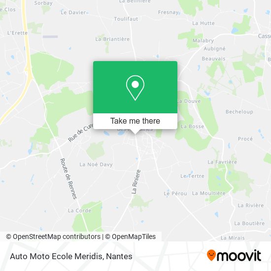 Auto Moto Ecole Meridis map