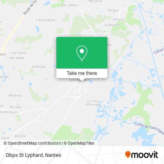Dbps St Lyphard map