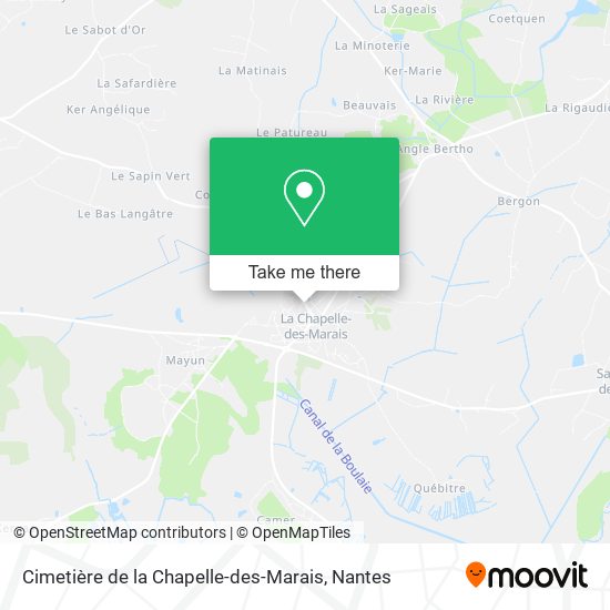 Cimetière de la Chapelle-des-Marais map