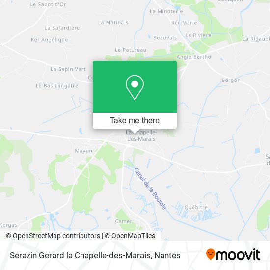 Serazin Gerard la Chapelle-des-Marais map