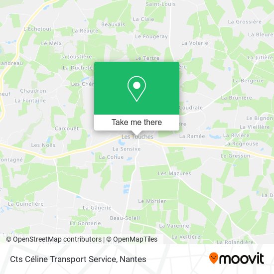 Mapa Cts Céline Transport Service