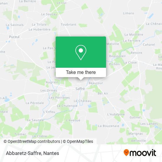 Abbaretz-Saffre map