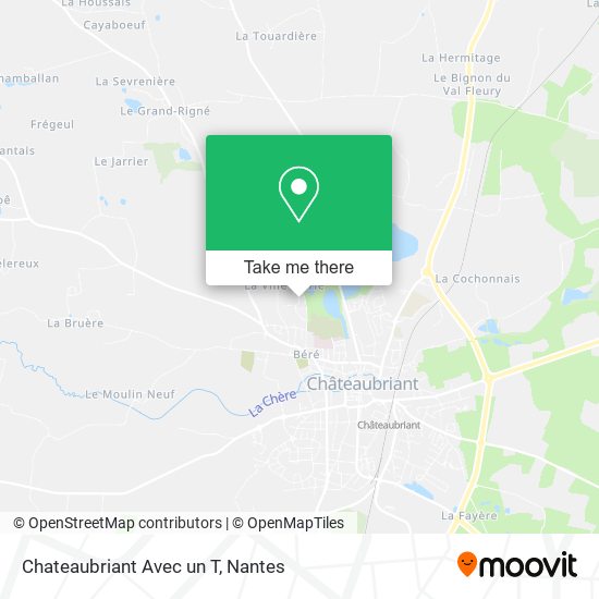 Chateaubriant Avec un T map