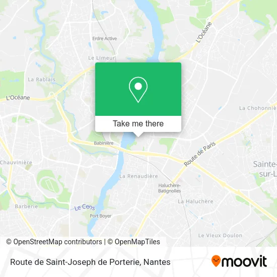 Route de Saint-Joseph de Porterie map