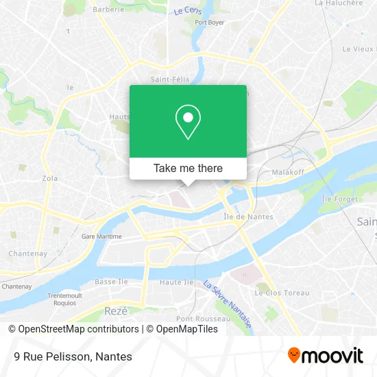 Mapa 9 Rue Pelisson