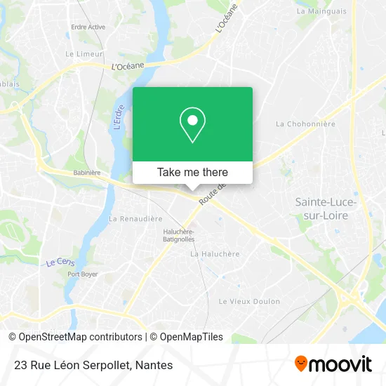 Mapa 23 Rue Léon Serpollet
