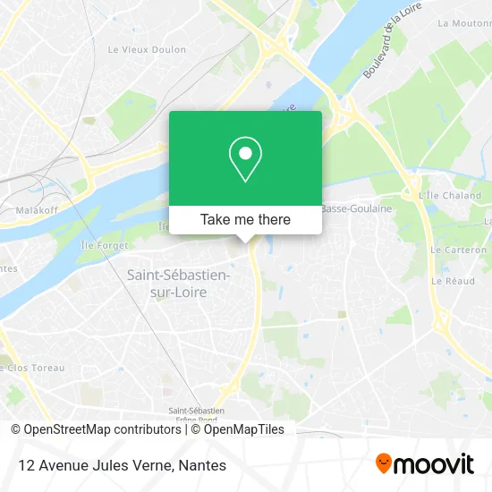 Mapa 12 Avenue Jules Verne