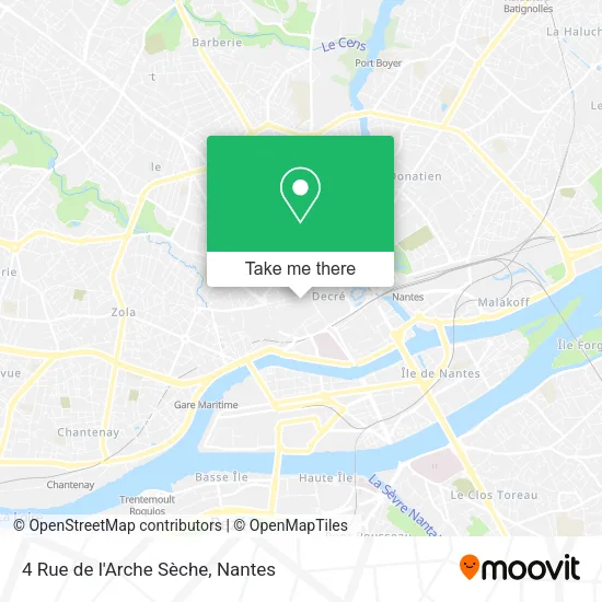 4 Rue de l'Arche Sèche map