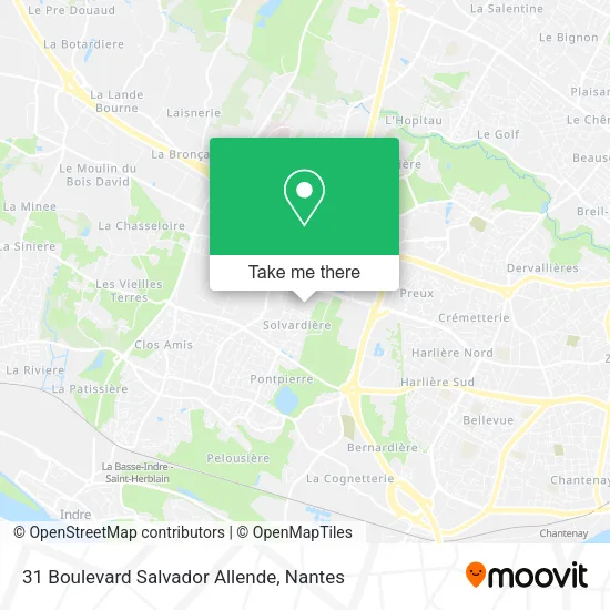 Mapa 31 Boulevard Salvador Allende