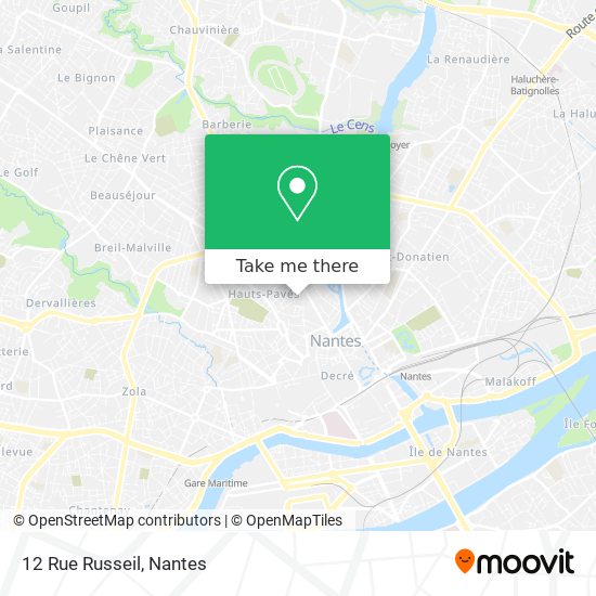 12 Rue Russeil map
