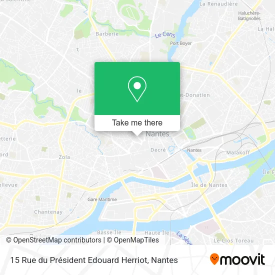 Mapa 15 Rue du Président Edouard Herriot