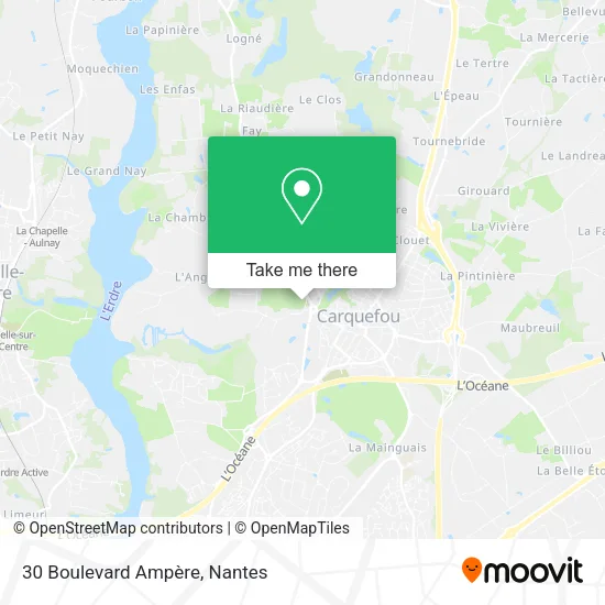 Mapa 30 Boulevard Ampère