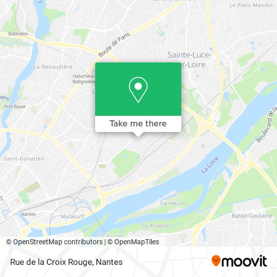 Rue de la Croix Rouge map