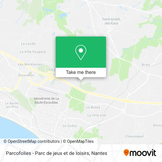 Mapa Parcofolies - Parc de jeux et de loisirs