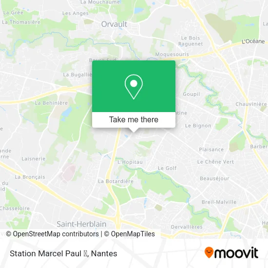 Mapa Station Marcel Paul ➌