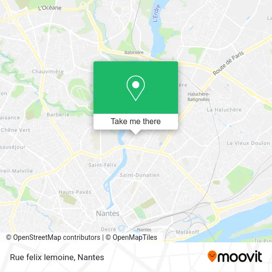 Rue felix lemoine map