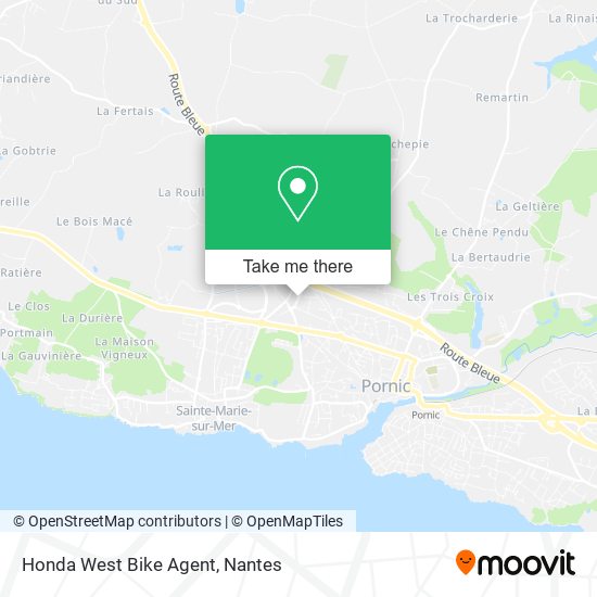 Mapa Honda West Bike Agent
