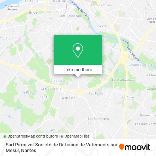 Sarl Pirmilvet Société de Diffusion de Vetements sur Mesur map