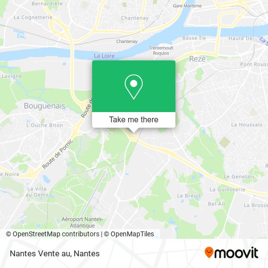 Mapa Nantes Vente au