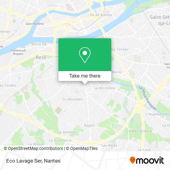 Eco Lavage Ser map