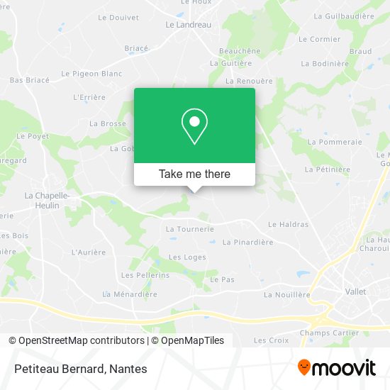 Petiteau Bernard map