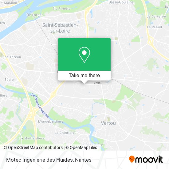 Motec Ingenierie des Fluides map