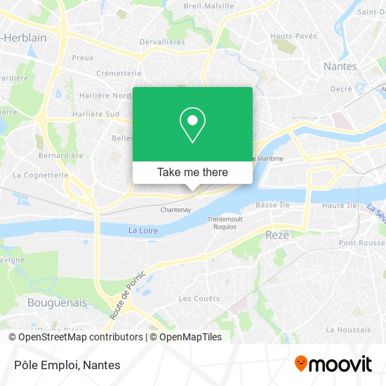 Pôle Emploi map