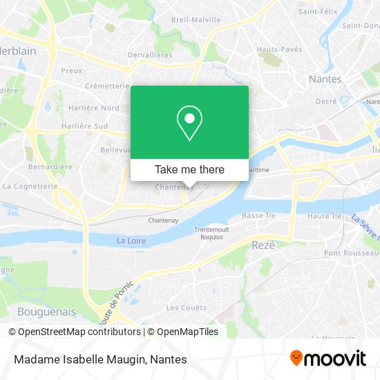 Mapa Madame Isabelle Maugin