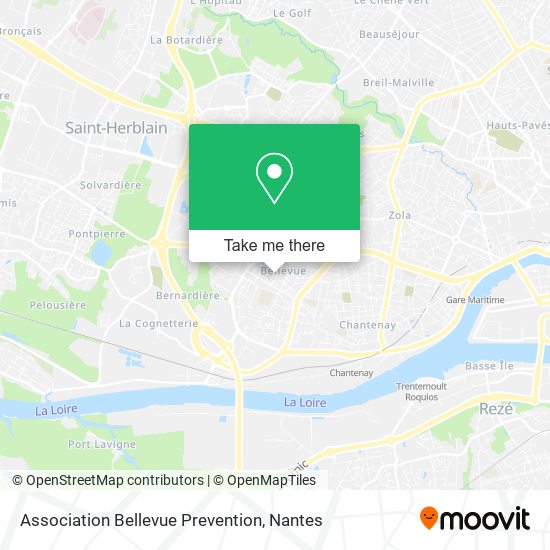 Association Bellevue Prevention map