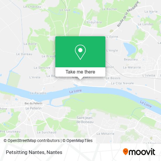 Mapa Petsitting Nantes