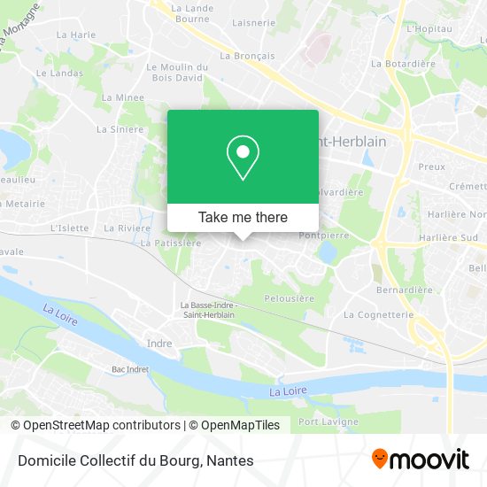 Mapa Domicile Collectif du Bourg